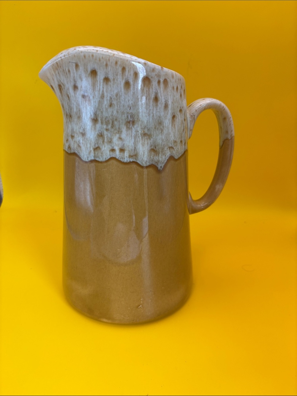 Vtg. Canonsburg Carefree Ironstone Pitcher